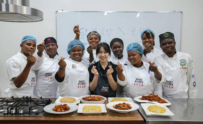 Korean cooking competition in Nigeria