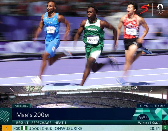 Nigeria's Onwuzurike storms to 200m Repechage Semi-finals