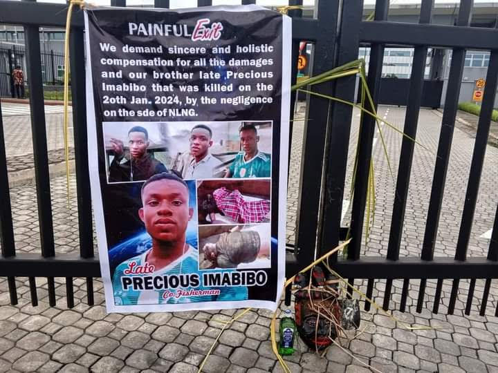Imabibo's death: NLNG Headquarters still barricaded