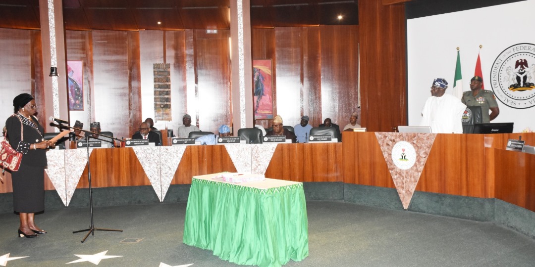 President Tinubu urges Acting CJN Justice Kudirat Kekere-Ekun, to be faithful to the constitution, justice, integrity and transparency