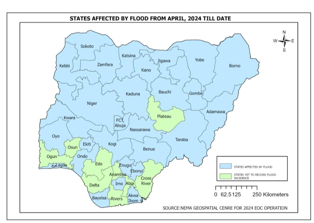 NEMA issues a stern warning to residents living in flood-prone communities across 27 State in Nigeria to start relocating.