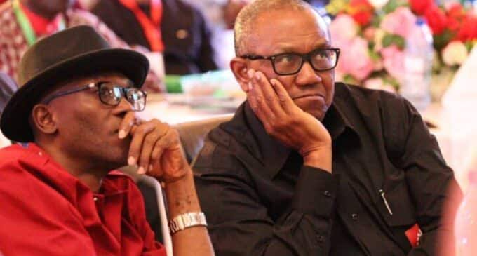 National Chairman of the Labour Party (LP), Julius Abure slams Peter Obi, the party's 2023 presidential candidate over crisis in the party
