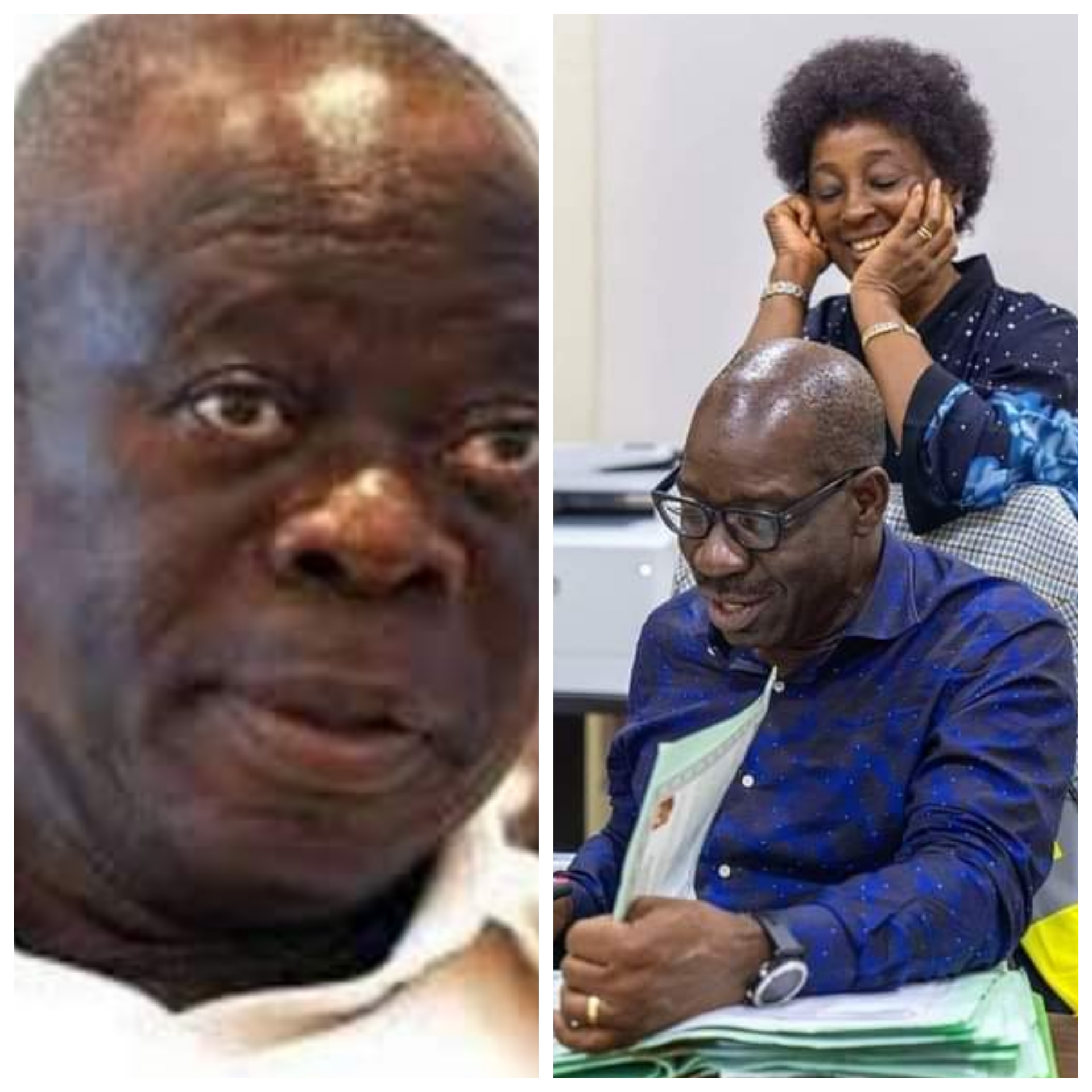 "Childless Jibe": Obaseki's wife replies Adams Oshiomhole