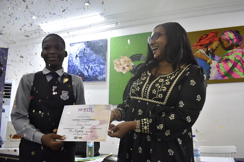 Otukoya wins LagosTalks Back to School Art competition