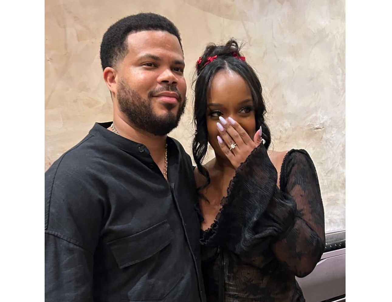 Davido’s manager, Asa Asika proposes to girlfriend Leona Adesanya