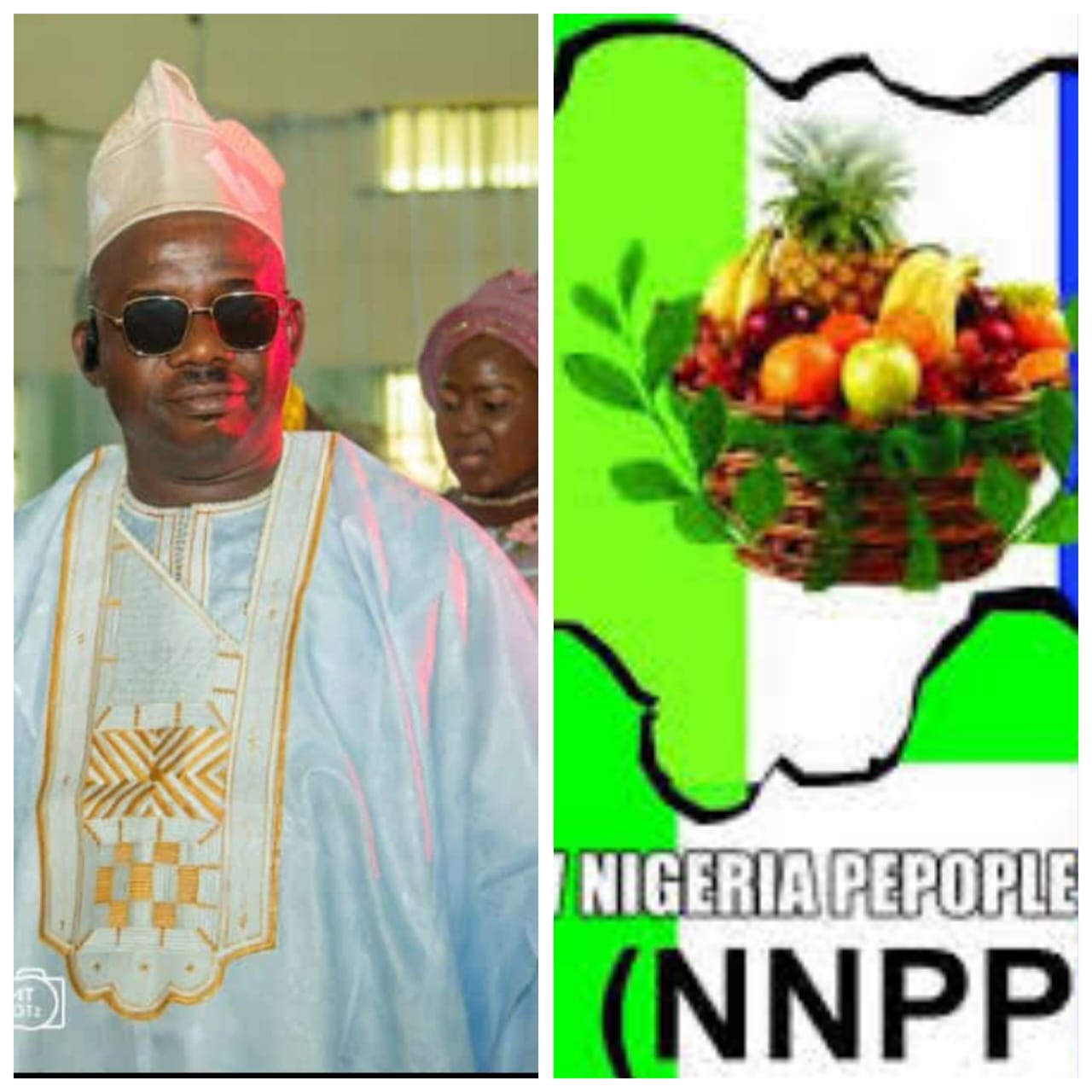 Omokehinde Olowu and NNPP logo
