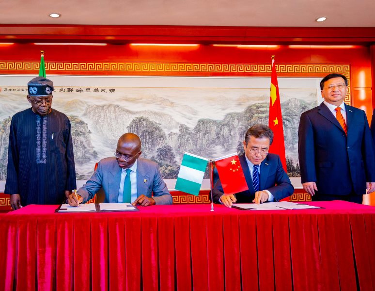 Sanwo-Olu signs landmark MoU for Lekki-Epe Link Bridge project in China
