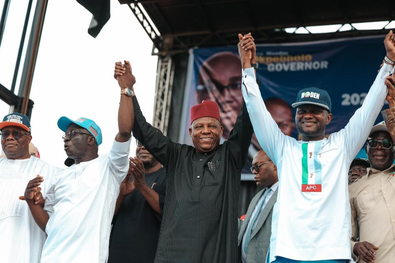 APC's big guns storm Benin: Shettima, Akpabio rally support for Okpebholo