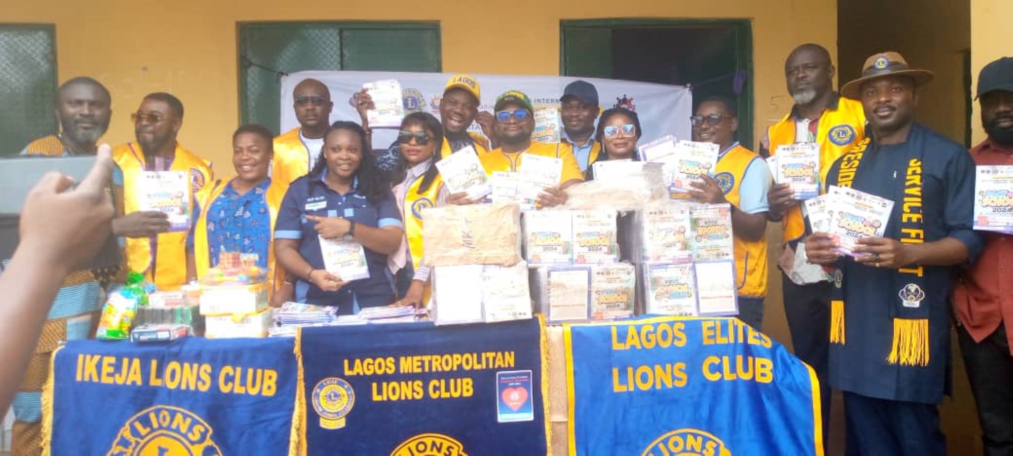 Lions Clubs promote literacy with school donations, tree planting in Ikeja