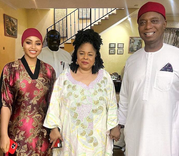 Regina Daniels Hosts Former First Lady Patience Jonathan in Rare Home Visit