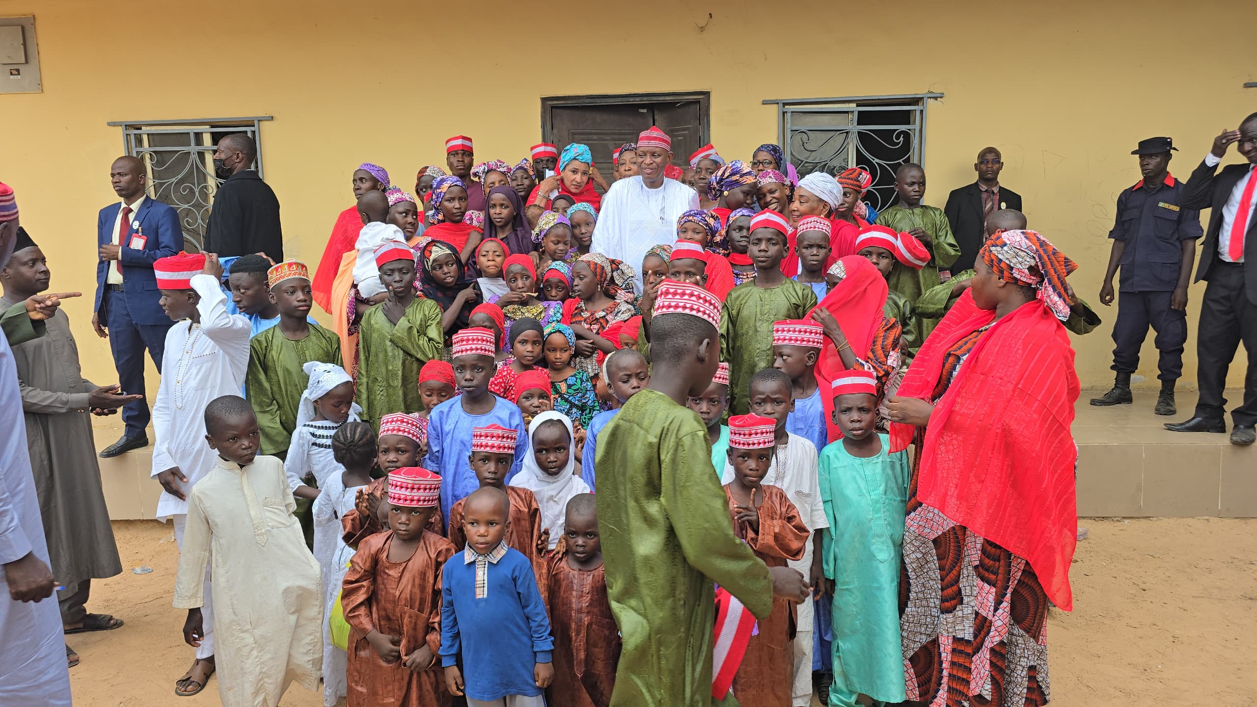 Kano Governor Abba Yusuf adopts 95 orphans as part of his kind gestures in celebration of the 64th Independence anniversary of Nigeria.