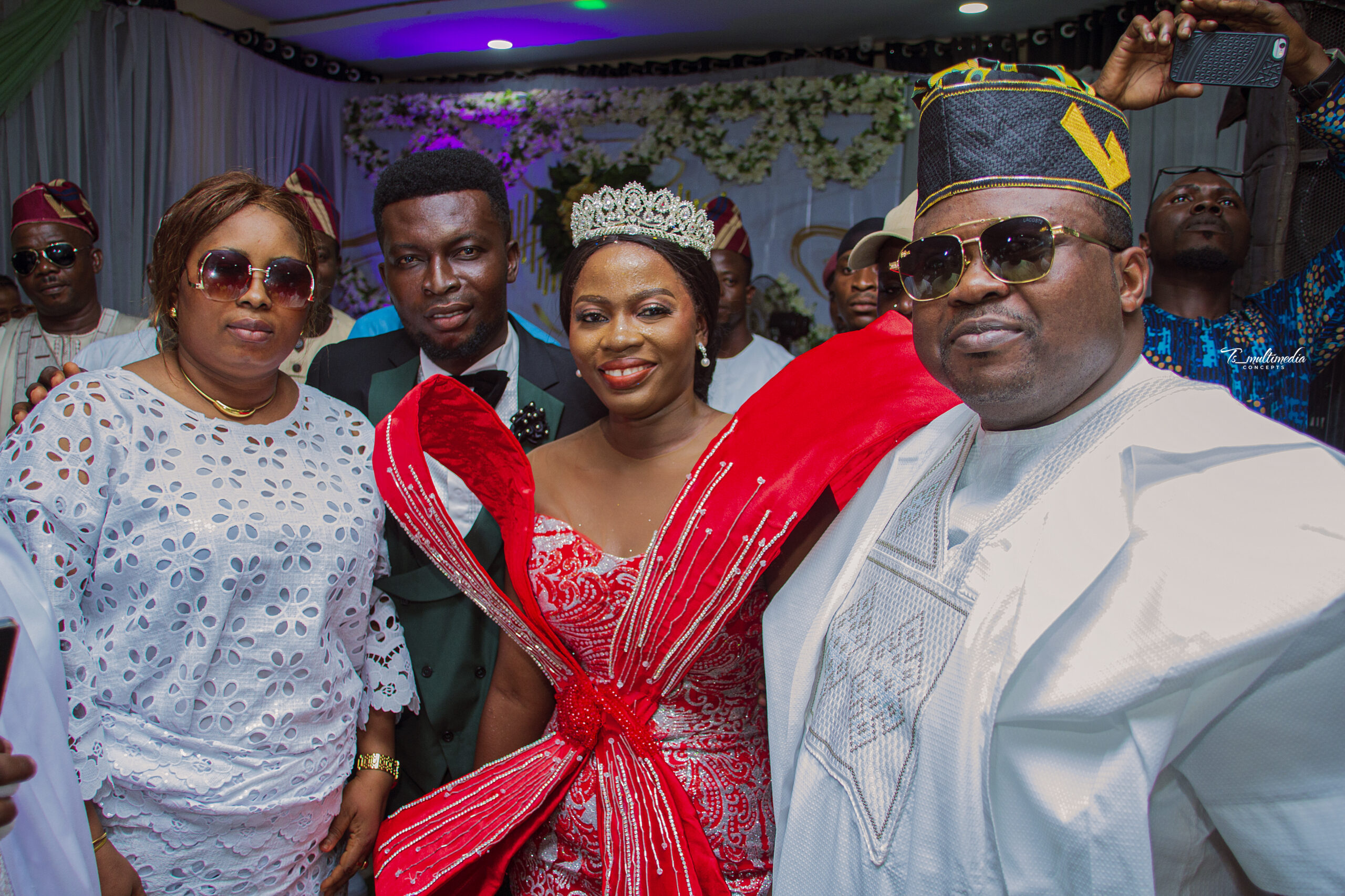 Ambassador Ajadi Shares Timeless Wisdom on Love, Loyalty, Discipline as Ajao and Oguntade Families Unite in Joyous Celebration