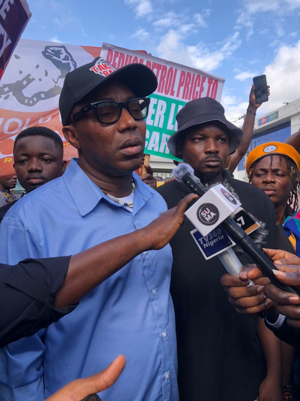 Sowore joins October 1 protesters in Ikeja
