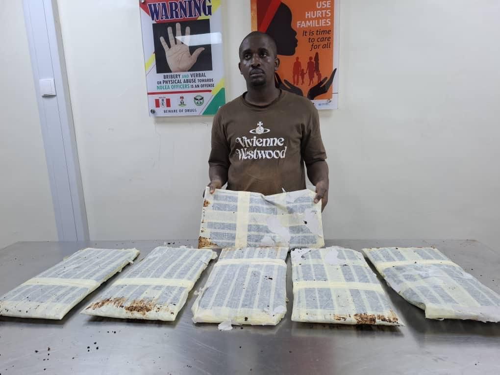 Thailand returnee Oguejiofor smashed with ₦3.2 billion Heroin at Lagos Airport