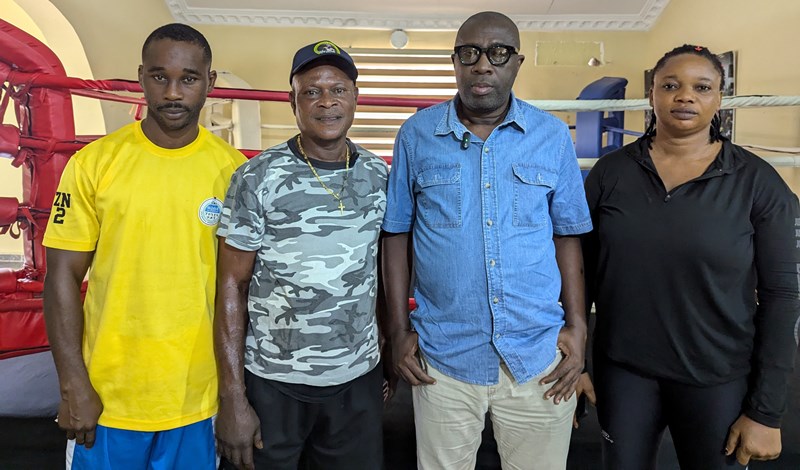 Flykite Productions donates training ring to Nigeria Police Boxing Association