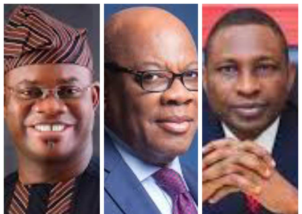 Yahaya Bello, Agbakoba and EFCC