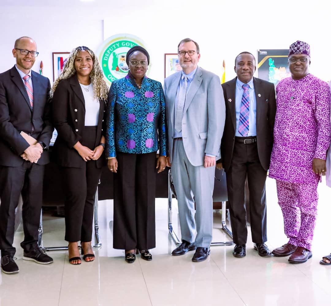 Gov.Dapo Abiodun seeks support from the United States' Government in his efforts to improve the lives of the people of Ogun State.