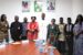 EFCC Secretary Muhammad Hammajoda and members of Association of Movie Producers, AMP during the visit