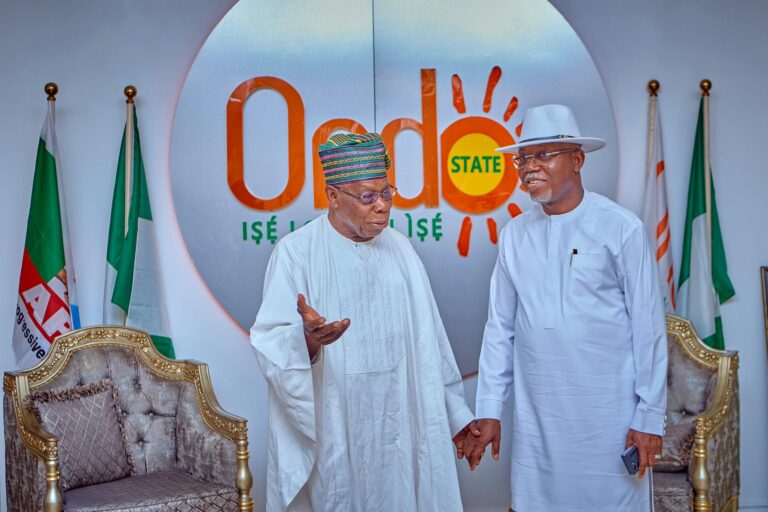 Former President Olusegun Obasanjo, wishes Gov. Lucky Aiyedatiwa all the best in Saturday’s November 16 Ondo State governorship election.
