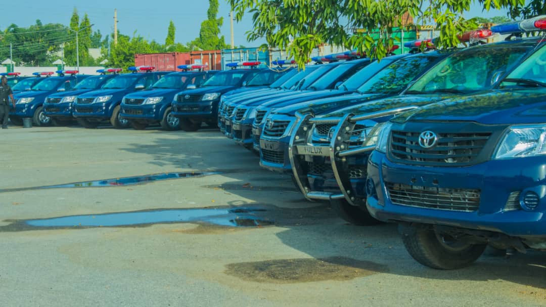 Kano Governor, Abba Kabir Yusuf, donates 78 patrol vehicles to the state Police Command as part of the measures to keep enhancing security