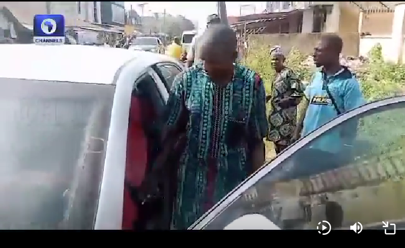 yet-to be identified man has been arrested with two "Ghana must go bags" believed to contain money he intended to use to buy votes in the ongoing Ondo governorship election