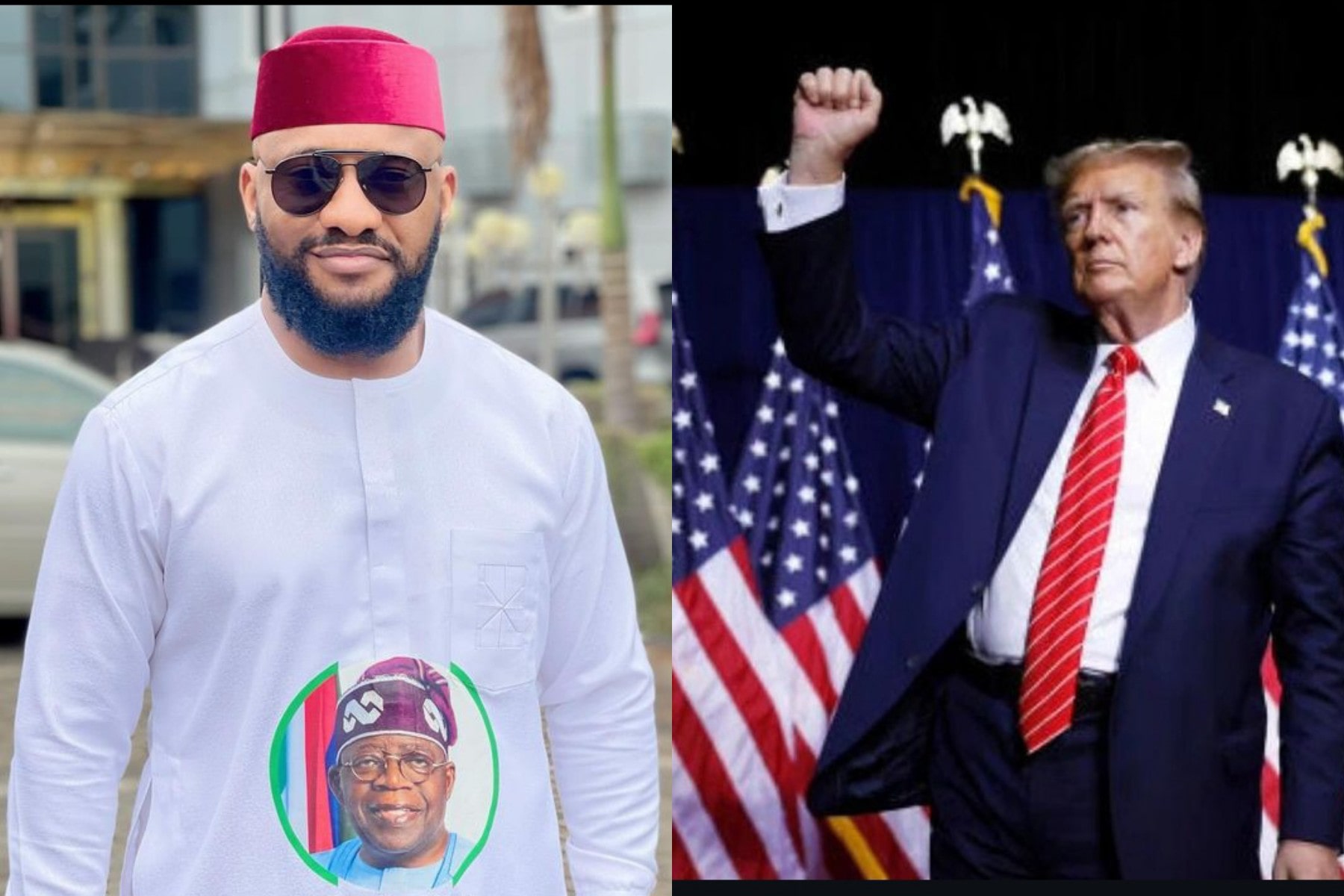US Election: "Stubborn boys association leader" - Yul Edochie hails Trump