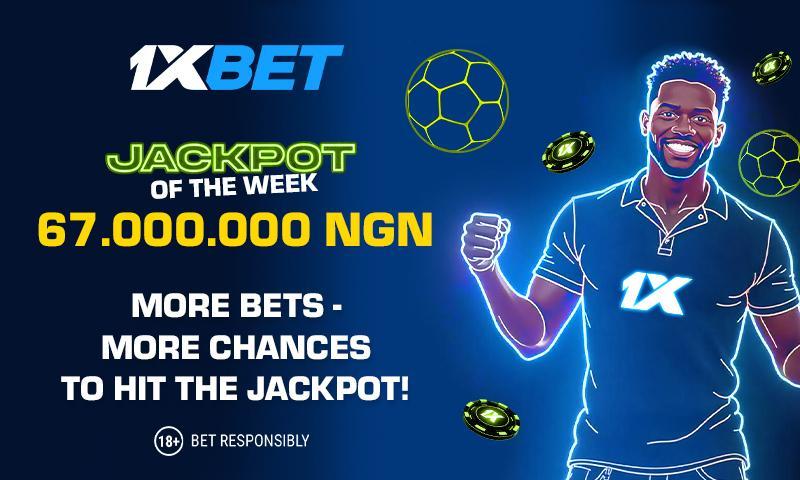 1xBet Jackpot of the week: hit the jackpot every week!