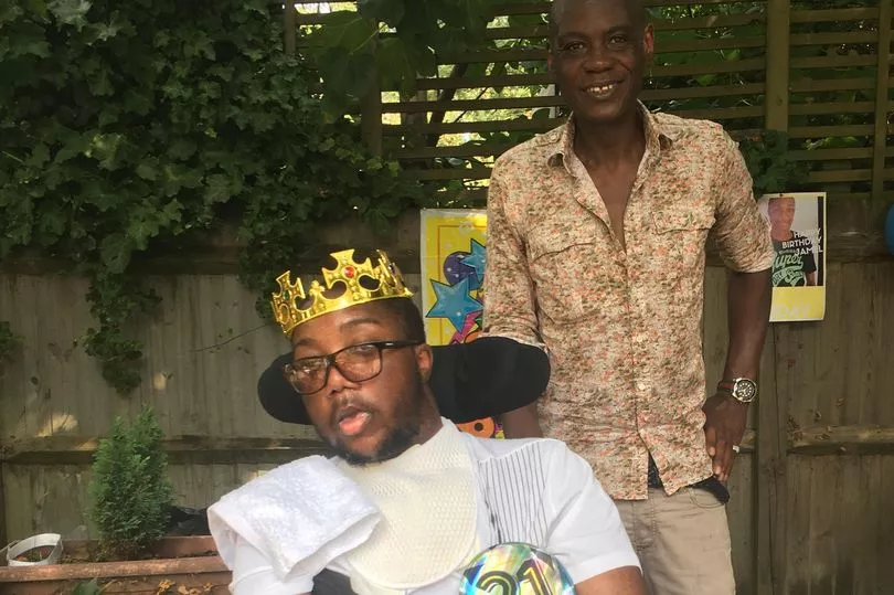 Jamel and father Patrick