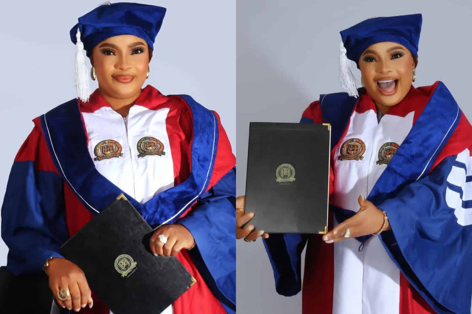 Actress Laide Bakare bags honorary Doctorate Degree - P.M. News