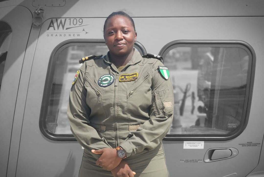 Lt. Changfe Maigari emerges first female pilot of Nigerian Navy (NN) after completing basic pilot training and fulfilling all requirements.