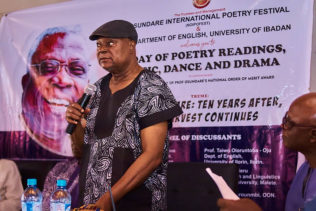 NOIPOFEST and UI's Dept. of English organize a symposium to mark 10th anniversary of winning of NNOM Award by Prof Niyi Osundare