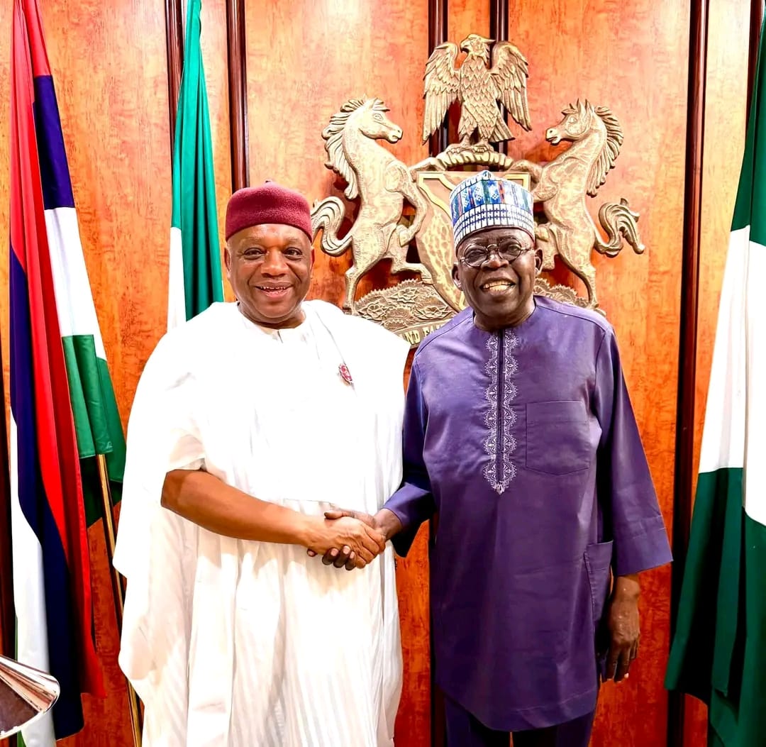 Orji Kalu hits Presidential villa for Tinubu