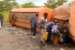 Nigeria Police Force reacts to viral video of uniformed personnel in camouflage scooping fuel from the wreckage of an accidented tanker