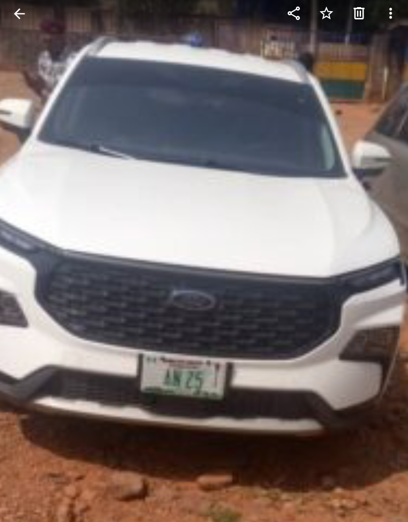 Police recover car belonging of Justice Azuka, the Anambra House of Assembly member who was kidnapped on Christmas eve