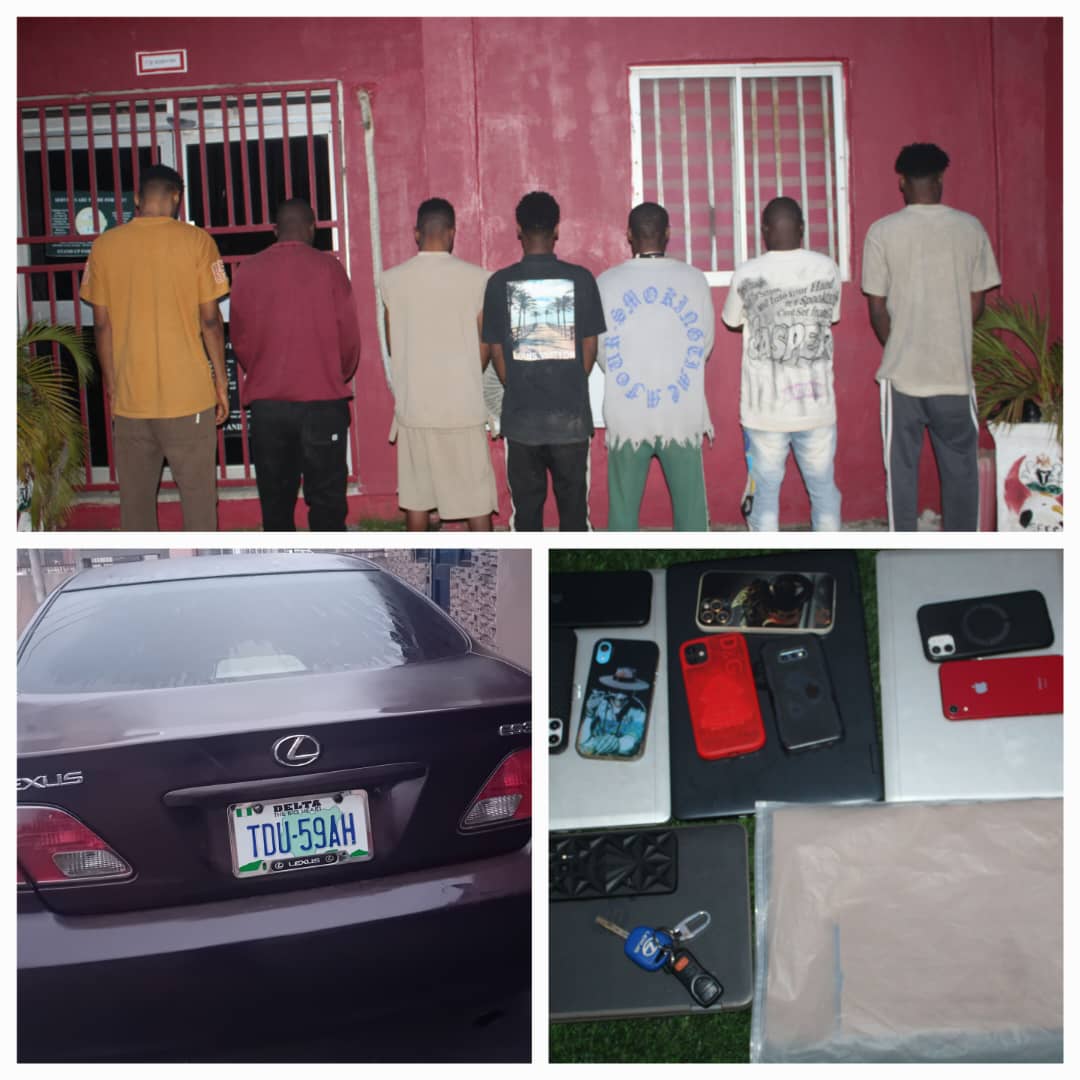 EFCC arrests 7 internet fraudsters in Benin city