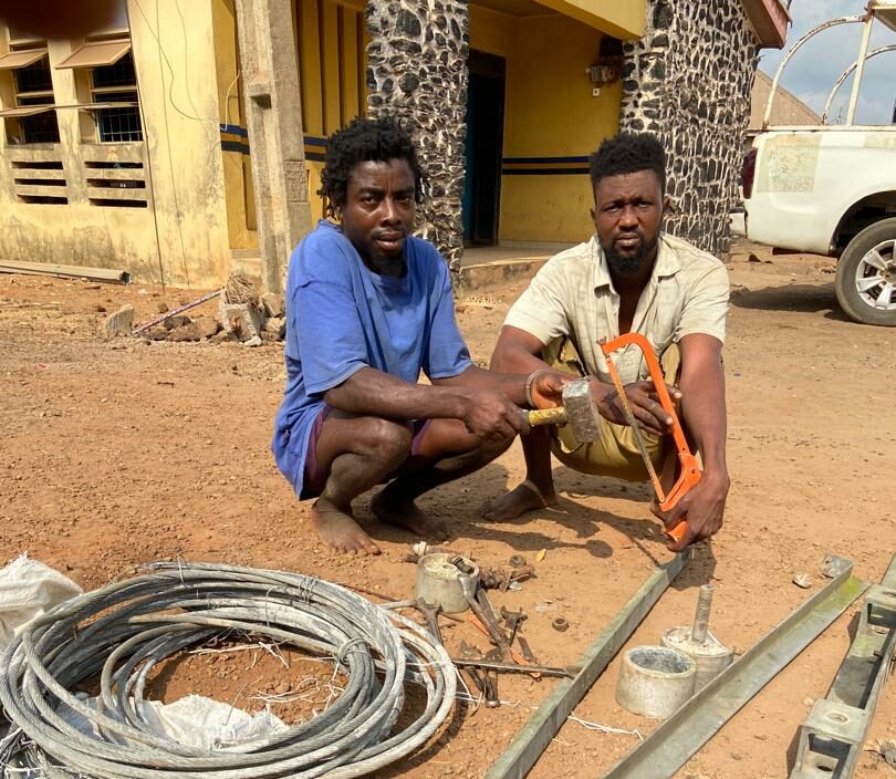 Police arrest two for allegedly vandalizing installation wires and iron rods of IBEDC in Ogunmakin area of Obafemi Owode LG of Ogun State.