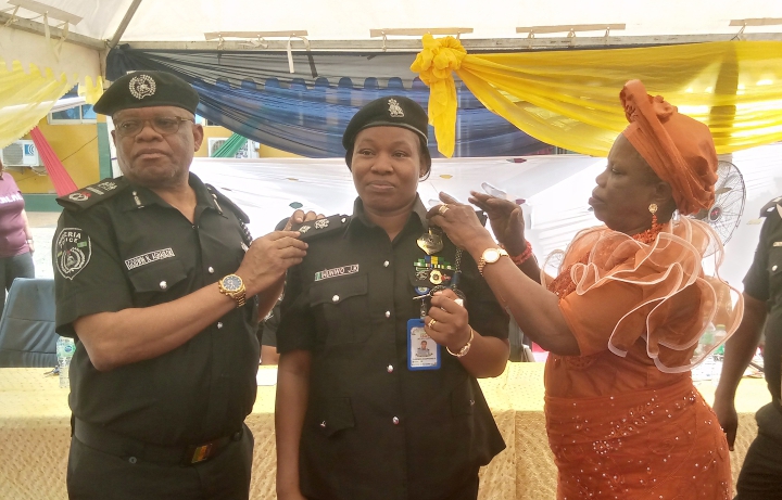 AIG Godwin Aghaulor in charge of Zone 13, Ukpo in Anambra, urges newly promoted officers to double their commitment and work rate