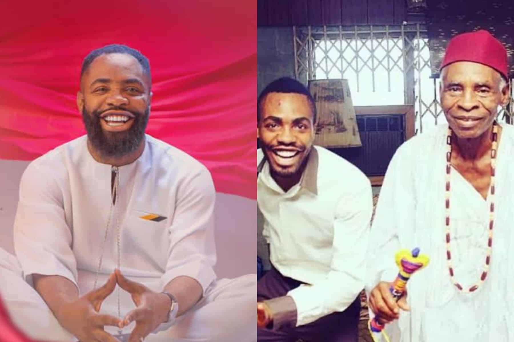 Woli Arole mourns father's death