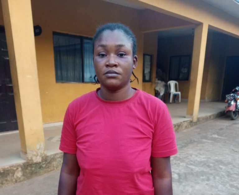 Police arrest 31-year-old Abigail Oluwarotimi in Edo, for using hot metal to inflict burns on Jude Joseph, her 15-year-old house help