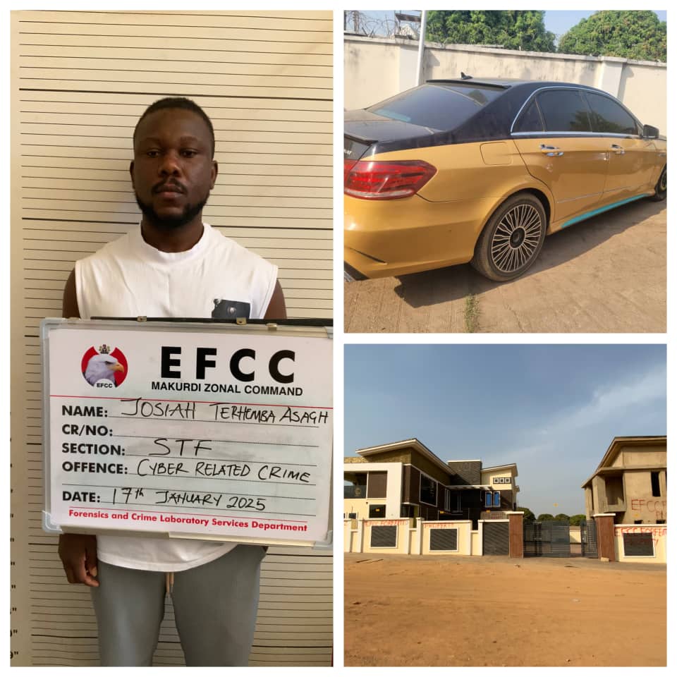 A Federal High Court, sitting in Makurdi, Benue State has ordered seven fraudsters to forfeit the sum of N232,396,714.00 (Two Hundred and Thirty-two Million, Three Hundred and Ninety-six Thousand, Seven Hundred and Fourteen Naira), a hotel as well as the sum of $4,977 (Four Thousand Nine Hundred and Seventy-seven US Dollars) recovered from seven fraudsters to the Federal Government.