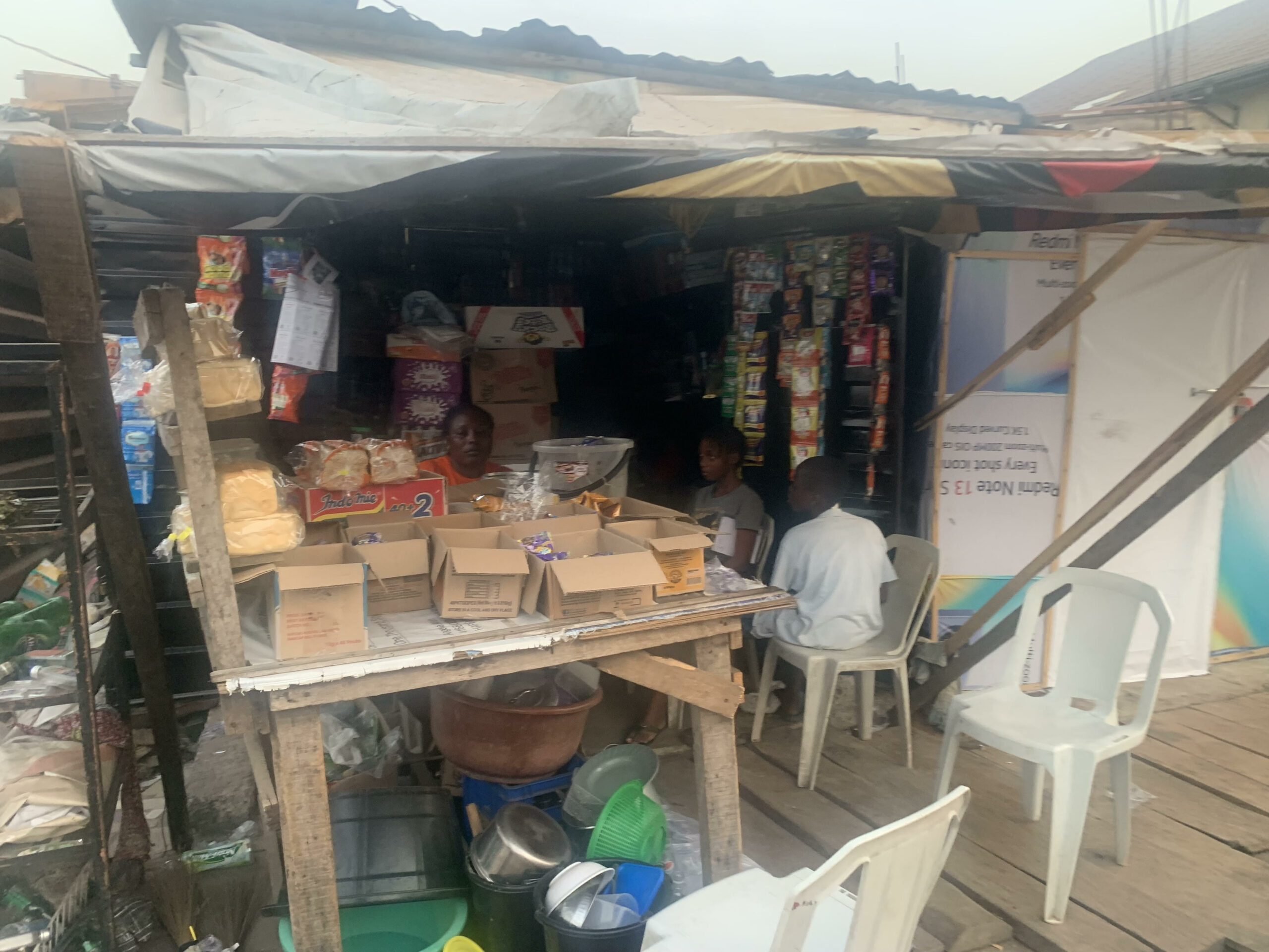  Mama Aisha at her provision store. Credit: Simbiat Bakare.