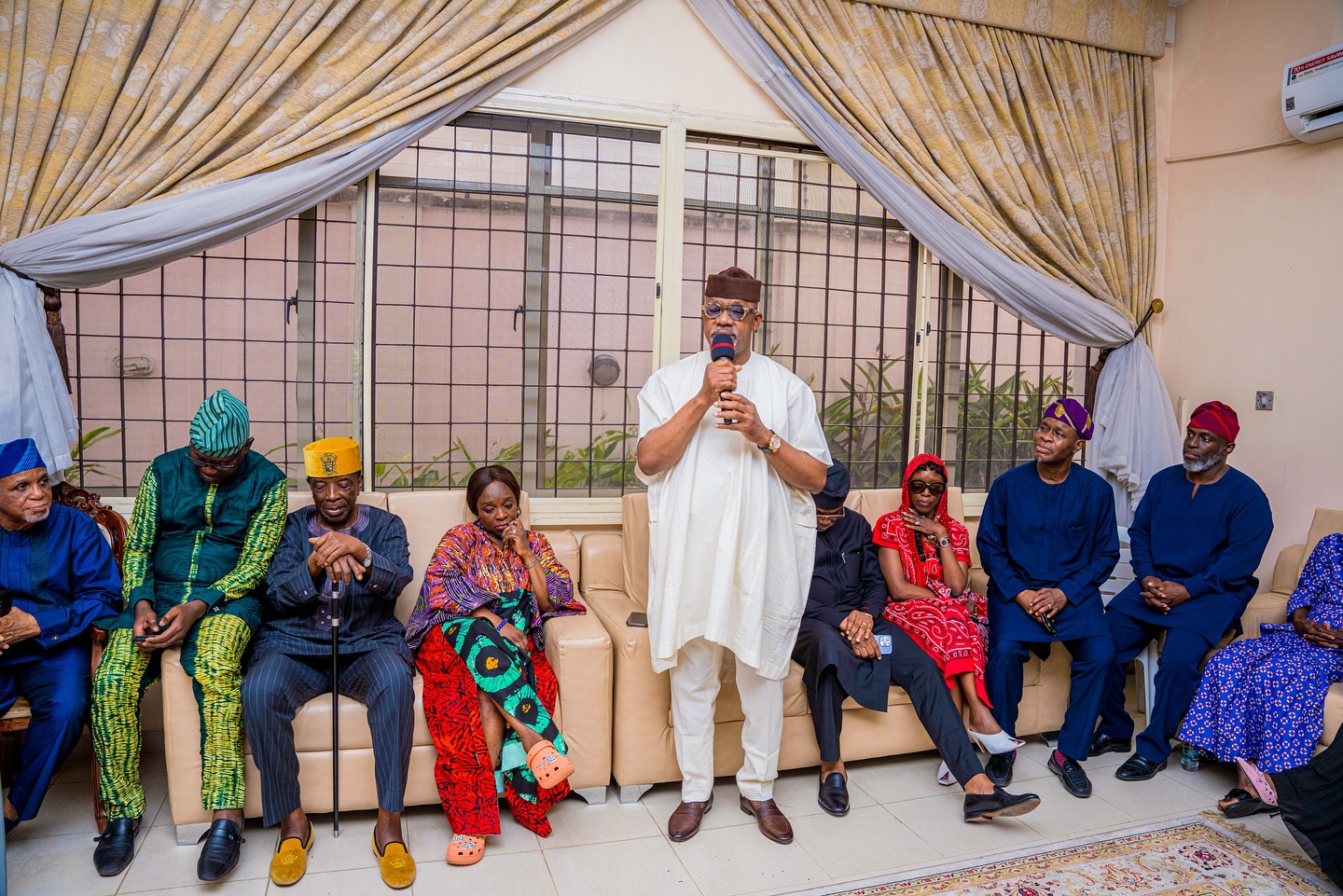 Gov. Abiodun, Gbajabiamila hit Adebanjo’s residence in Lagos