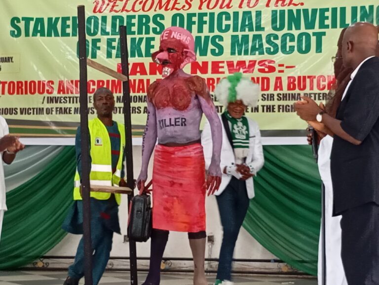 Action Against Fake News Network (AAFN), a CSO, unveils a mascot toward creating awareness of fake news destructive effects.