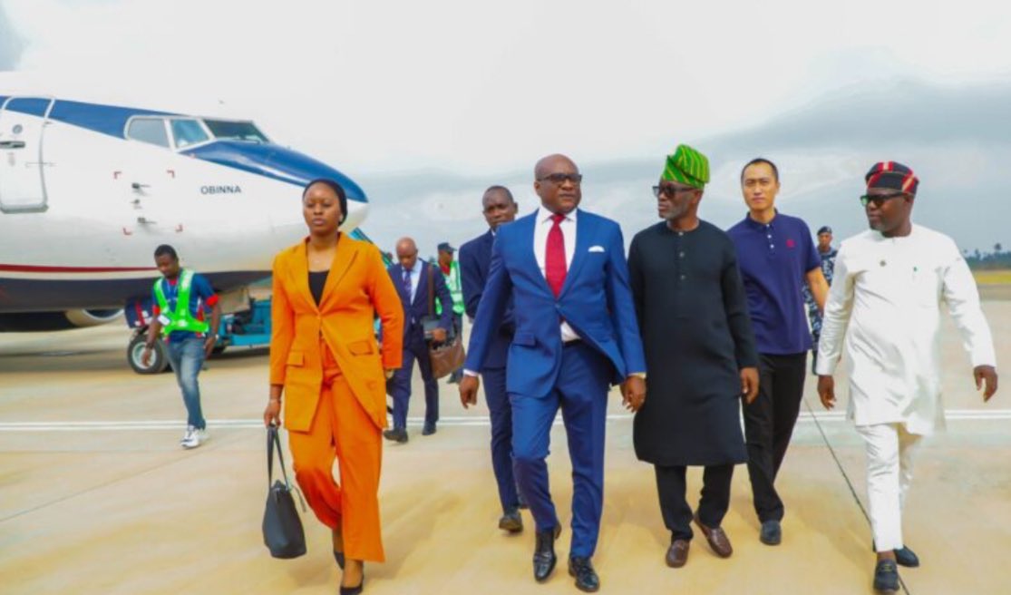 CEO Air Peace Limited, Dr Allen Onyema, commends state of facilities at new Ekiti Agro-Allied International Cargo Airport