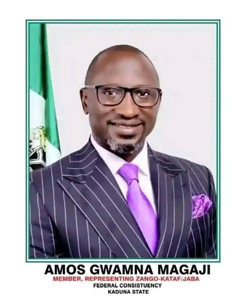 Rep Amos Magaji, representing Zangon Kataf/Jaba Federal Constituency of Kaduna State defects from PDP to APC