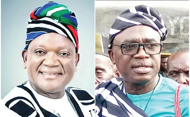 Former Benue governor Samuel Ortom, accuses his successor, Gov. Hyacinth Alia, of lying in church about the killings, insecurity in the state