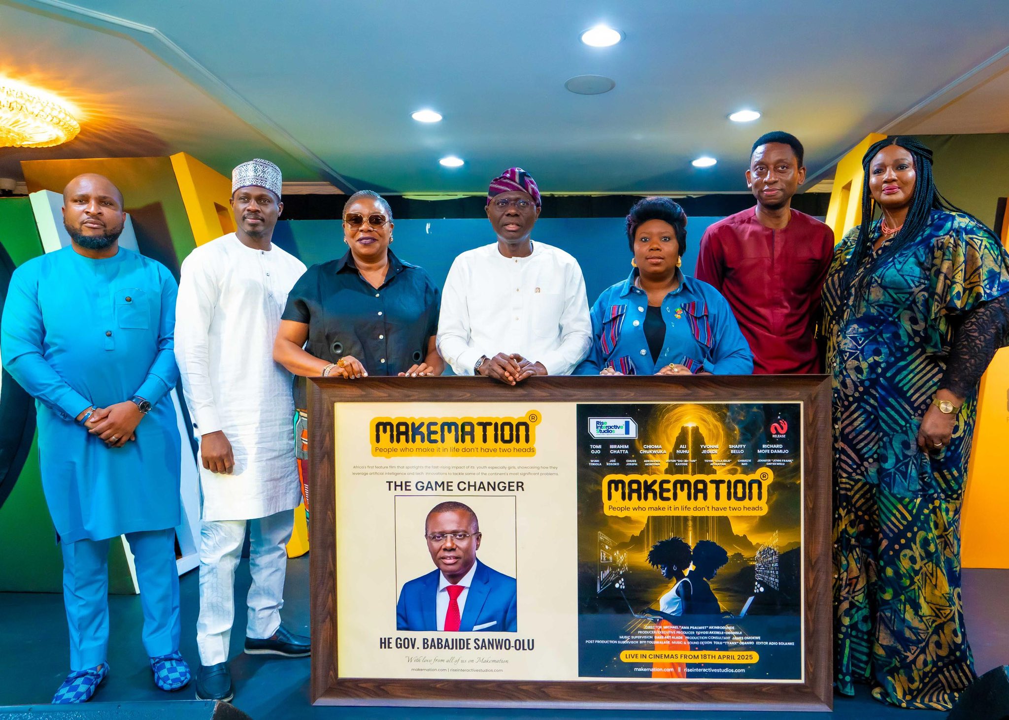 Sanwo-Olu unveils Africa’s first AI feature film