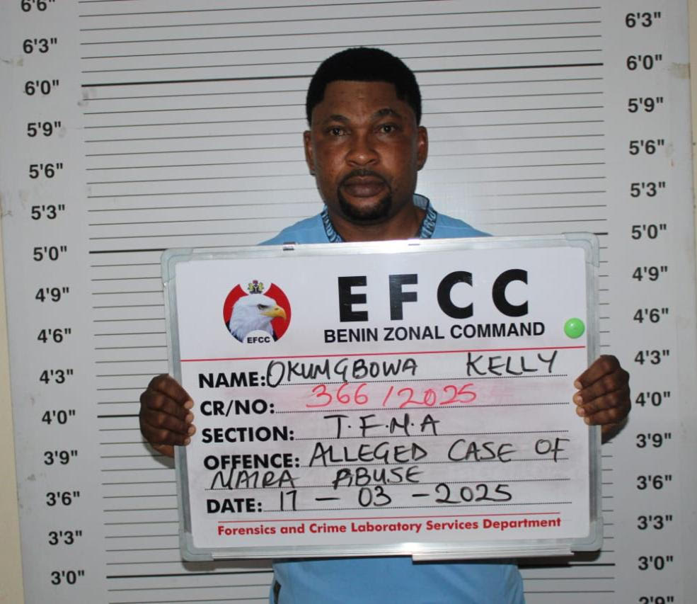 Kelly Okungbowa: Edo PDP lauds EFCC for arresting Gov Okpebholo’s aide