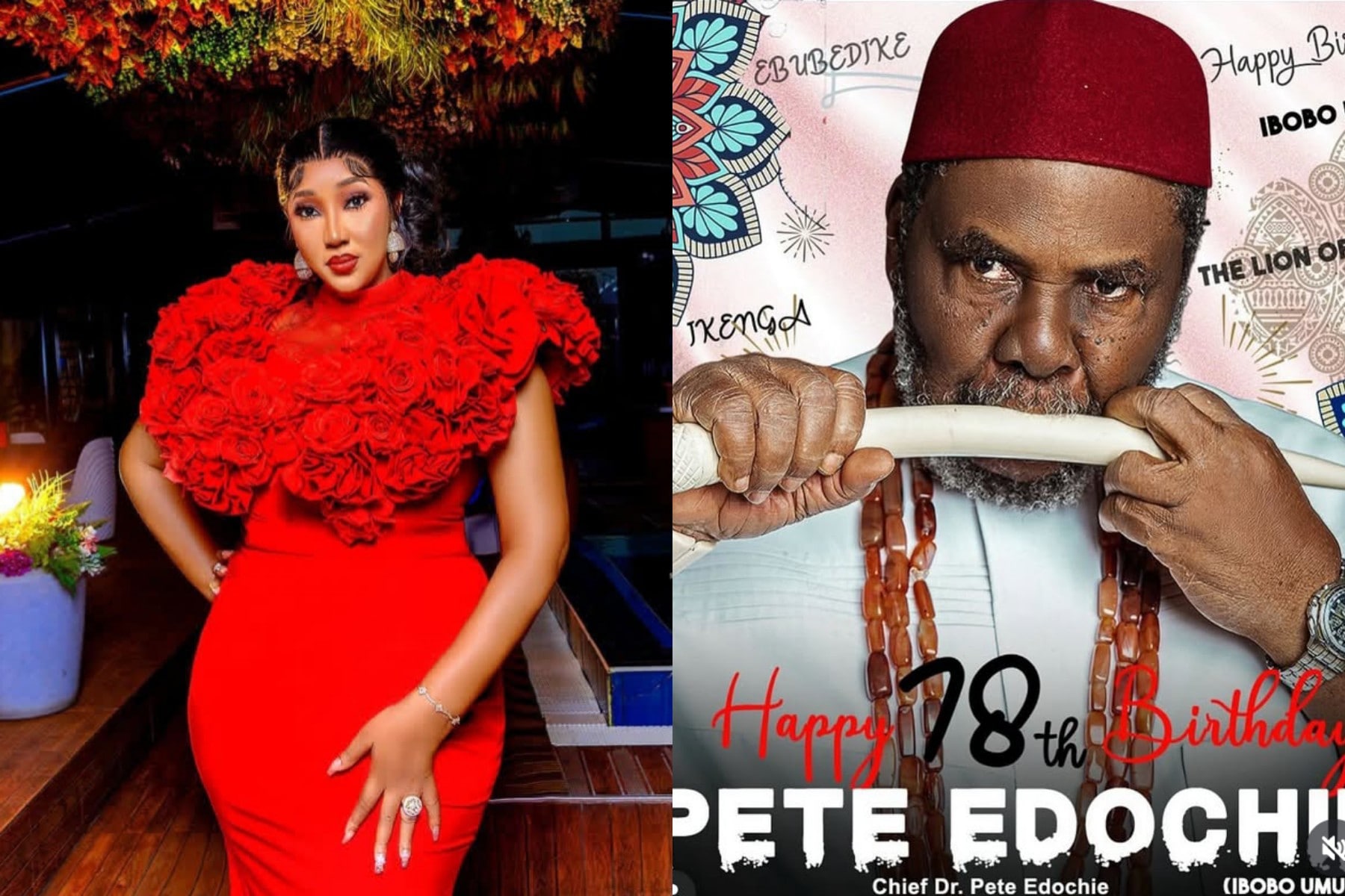 Judy Austin hails Pete Edochie at 78