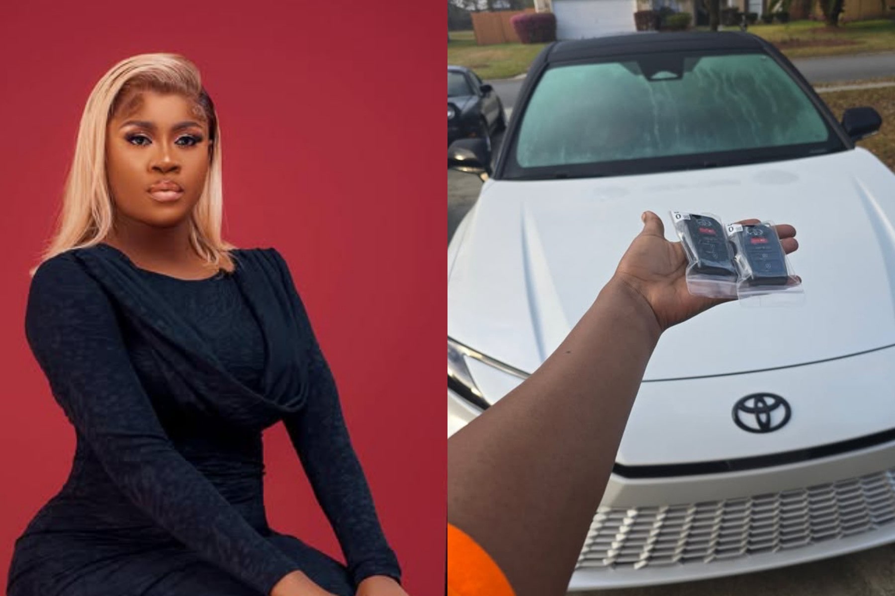 Olayinka Solomon Shows Off Her New 2025 Toyota Camry